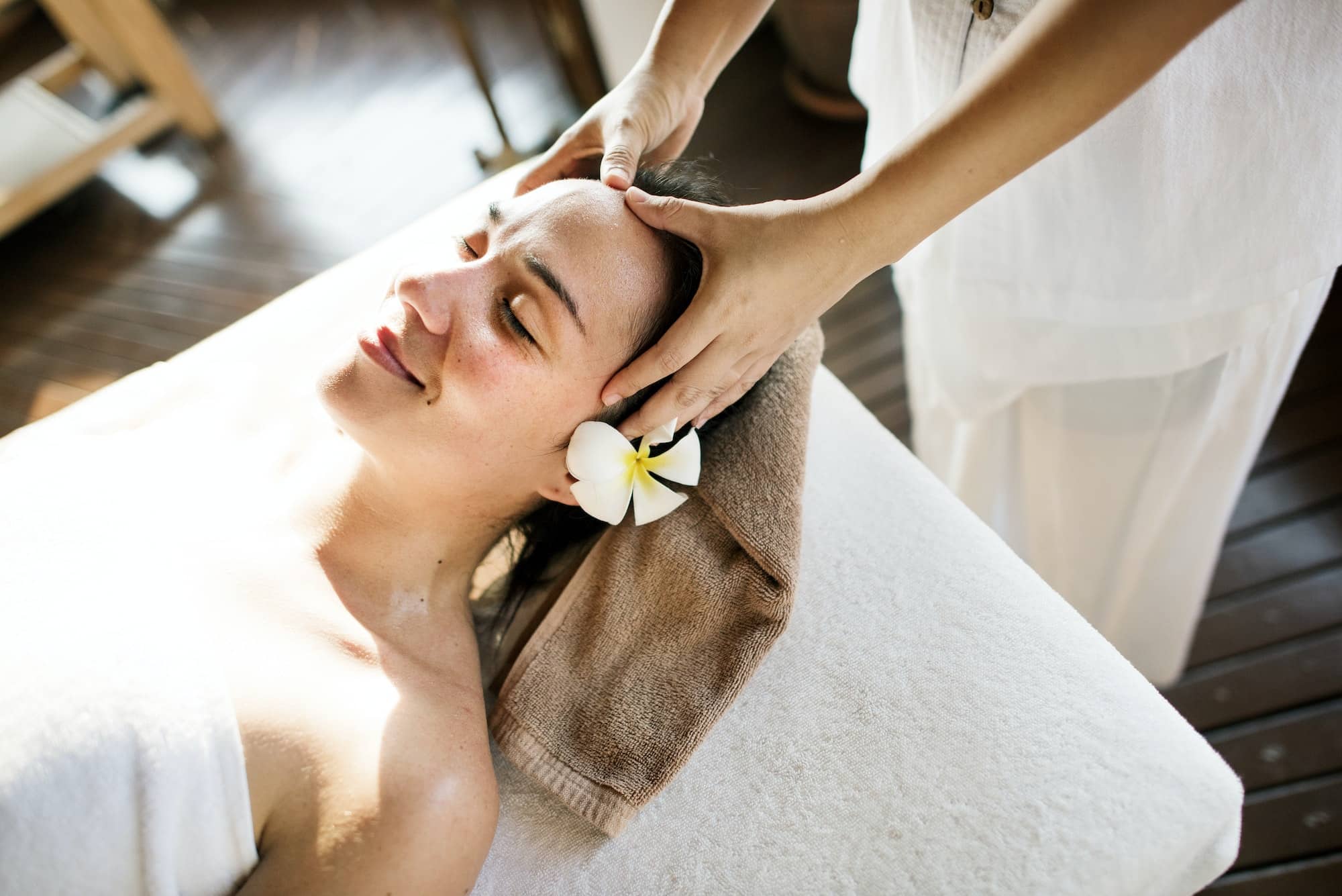 Klassische Kopfmassage