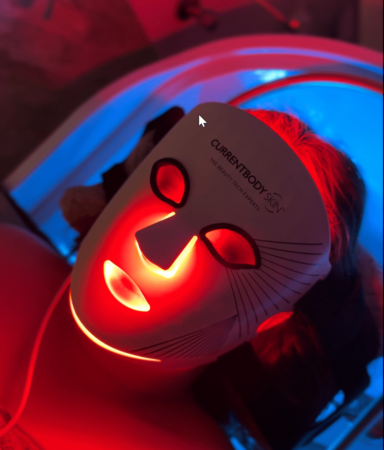 LED Rotlichtmaske